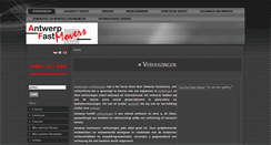 Desktop Screenshot of antwerpfastmovers.be